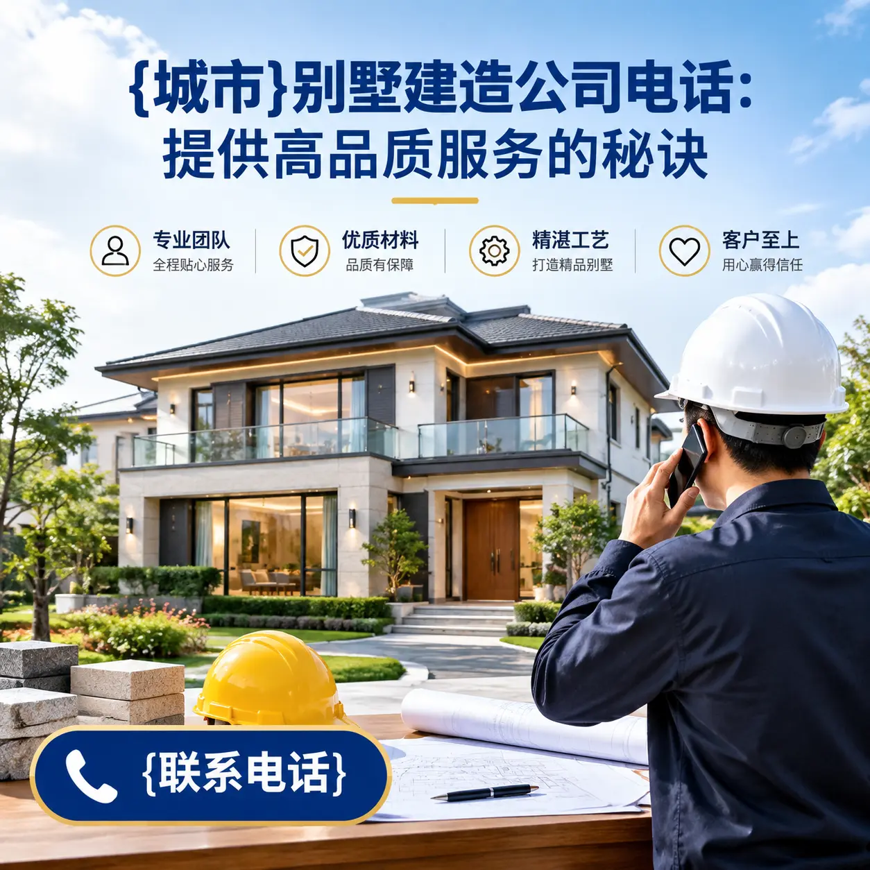 南明别墅建造公司电话:提供高品质服务的秘诀