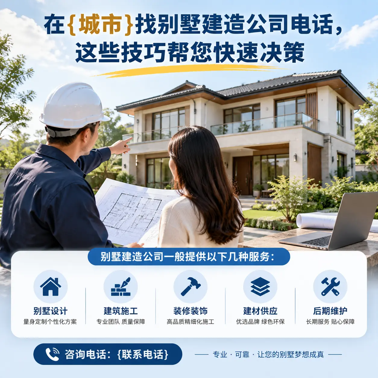 在南明找别墅建造公司电话，这些技巧帮您快速决策